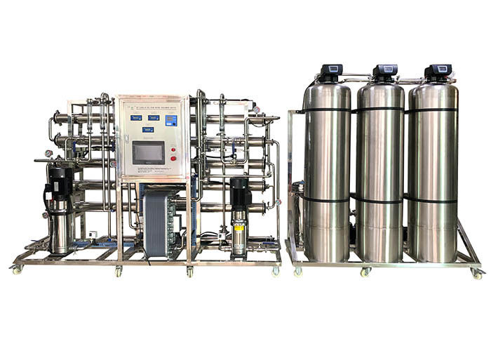 Semiconductor Double Stage 1000 LPH Ro System With Softener