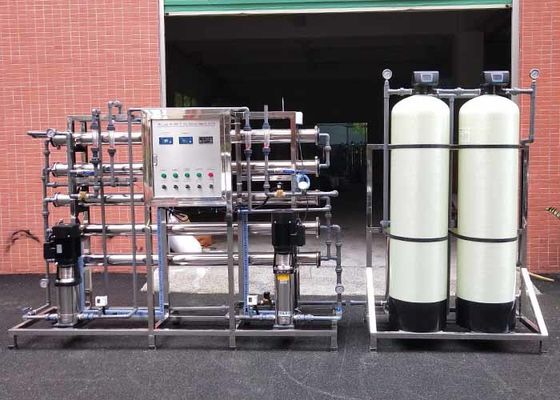 RO System Ultrapure Water Equipment 1000LPH For Food / Beverage/ Medicine/ Chemical / Petroleum Industry